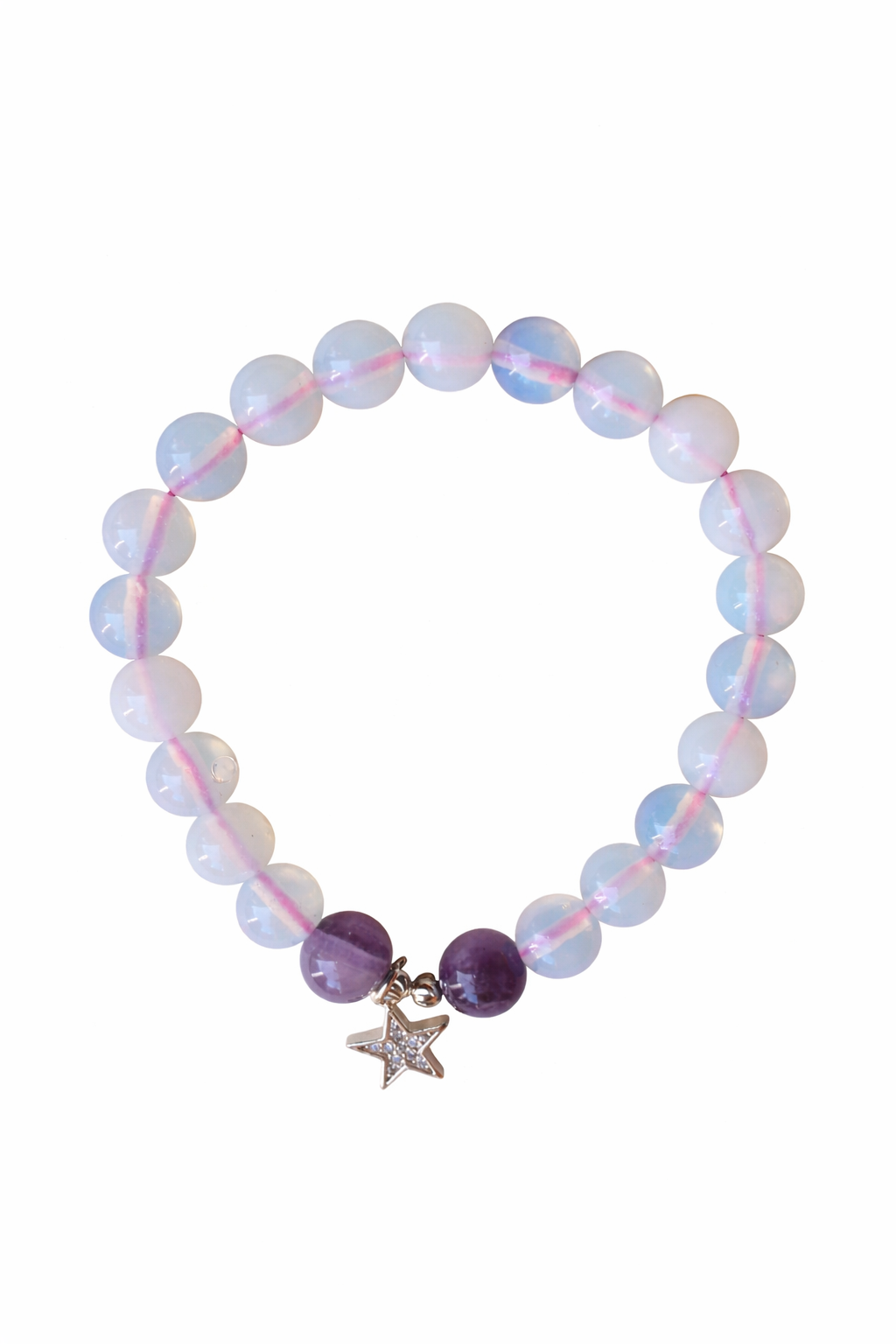 Pulsera de Сuarzo y Amatista.