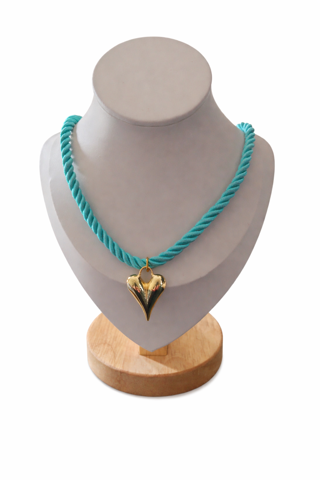 Collar de Cordón Trenzado con Dije